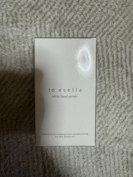 to esella ホワイトハンドセラム