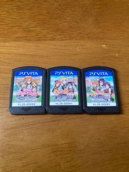 ラブライブ! School idol paradise Vol.1 .2.3 3本セット PS Vita ソフト ソフトのみ