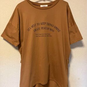サマンサモスモスブルー 半袖Tシャツ チュニック 綿100% フリーサイズ
