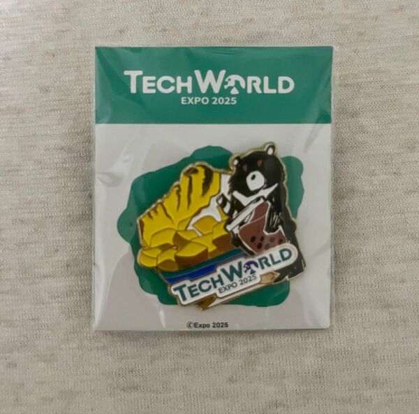 大阪・関西万博 限定ピンバッジ 非売品 TECH WORLD テックワールド