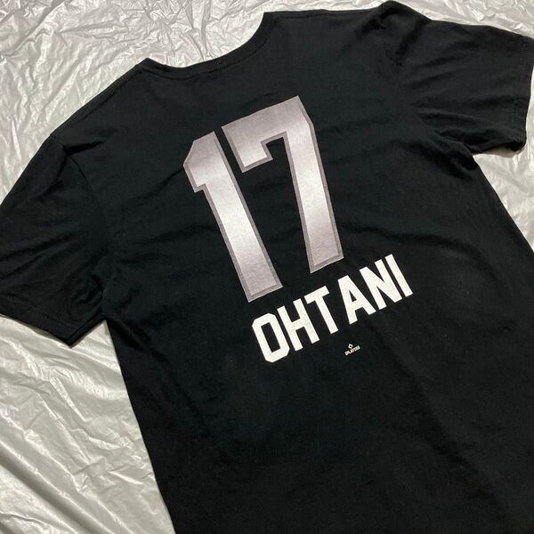 #17 大谷翔平 MLB ロサンゼルスドジャース 半袖Tシャツ ファナティクス製 Mサイズ ベースボールウェア ブラック