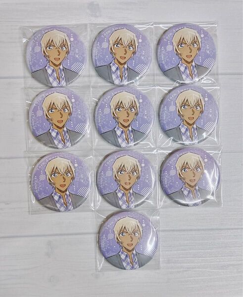 名探偵コナン 安室透 隻眼の残像 キャラバッジコレクション 10点セット