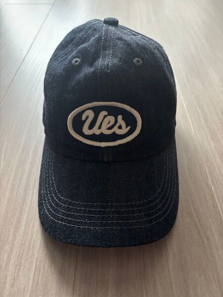 ウエス UESデニムベースボールキャップ 82DC DENIM UES NAVY