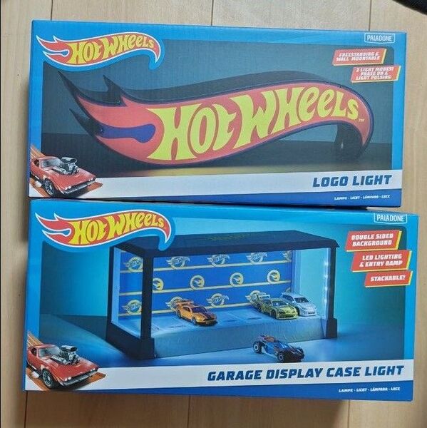 ホットウィール ロゴライト ガレージディスプレイケース LED HotWheels Logo Light GARAGE