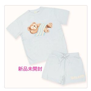 ダッフィー ルームウエアセット 半袖 ブルー ジェラートピケ ダッフィーフレンズ ディズニーシー