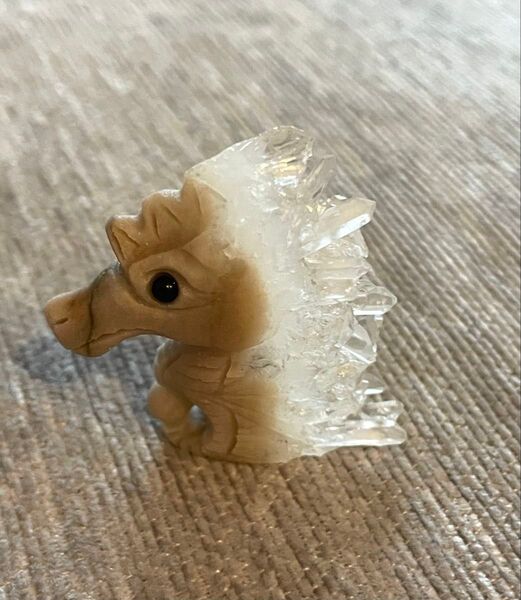 水晶原石 タツノオトシゴ 竜の落とし子 天然石 パワーストーン 原石 置き物 開運 ナチュラルストーン