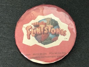 クリックポスト可! 【 セール 】ヴィンテージ THE FLINTSTONES フリントストーン 缶バッチ バッチ バッジ ピンバッヂ VG-6-P4