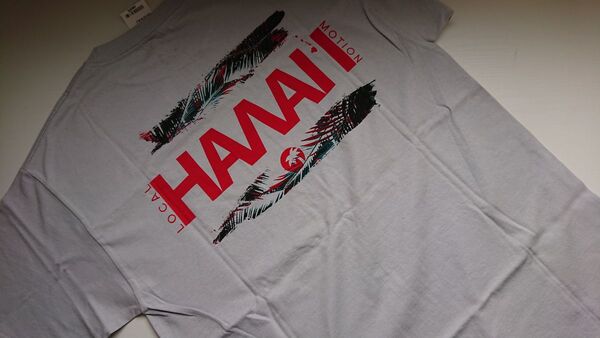 Local Motion ローカルモーション Tシャツ 現地物 ライトグレー Hawaii ハワイ Hawaiian ハワイアン