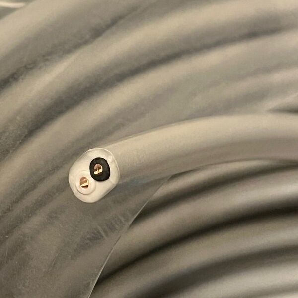 【商談済品】富士電線 VVF1.6-2C 白黒 約12m 【匿名・追跡有】