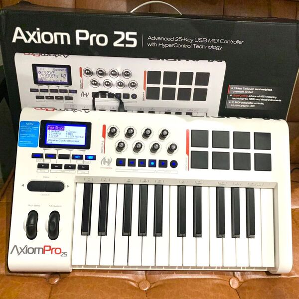希少 美品 動作◎ M-AUDIO Axiom Pro 25 USB MIDI コントローラー 25鍵 キーボード