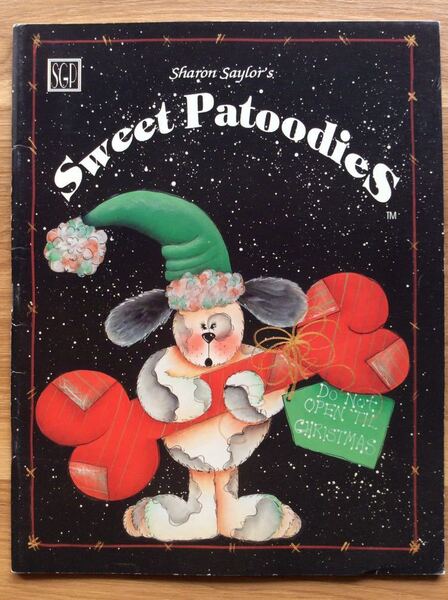 手芸図案 ■ARTBOOK_FLEAMA■ B2-024 ★ 送料無料 トールペイント デザインブック シャロン・セイラー Sweet Patoodies クリスマス他