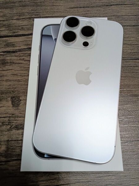 iPhone 16 pro 128GB ホワイトチタニウム SIMフリー 本体(箱付き)