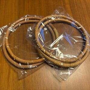 木製 バッグハンドル 2セット 未使用