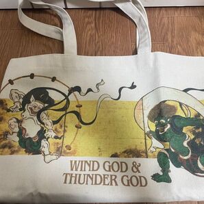 風神雷神図 トートバッグ