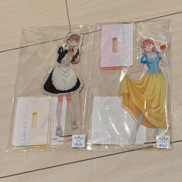 アオのハコ スイーツパラダイス 等身アクリルスタンド 『鹿野千夏』『蝶野雛』 +おまけ付