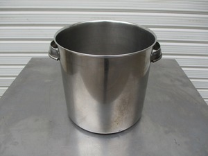 y0-2454【キッチンポット　20Φ】　W250×D210×H200　キッチンポット 保存容器 屋台 カフェ 食堂 調味料入れなど！ 業務用 中古 厨房