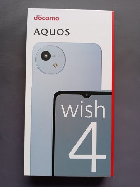 新品未使用 AQUOS wish4 SH-52E ブルー ドコモ docomo SHARP スマホ 本体 Android アクオス