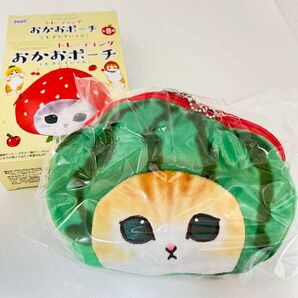 mofusand トレーディングおかおポーチ スイカ