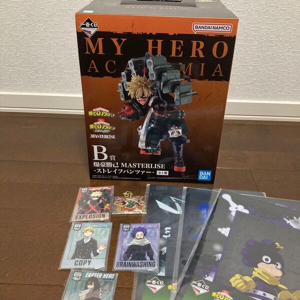 プチプチ ダンボール発送★新品★ヒロアカ 僕のヒーローアカデミア 一番くじ 連なる星霜 B賞 爆豪勝己 MASTERLISE