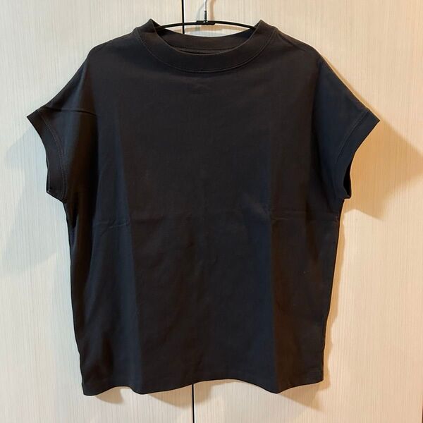 フレンチスリーブTシャツ チャコールグレー