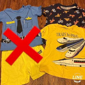 子供服 男の子 半袖Tシャツ等 2点セット まとめ売り