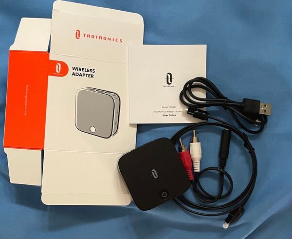【中古】TaoTronics Bluetooth トランスミッター レシーバー TT-BA09 一台二役 光デジタル端子