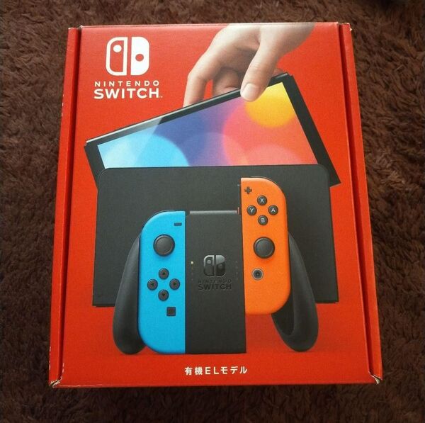 美品「Switch本体有機EL JCネオン」 ニンテンドースイッチ