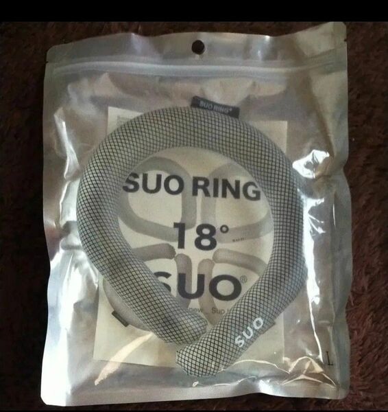 SUO RING PLUS 18°ICE Lサイズ ブラック 黒 スオリングプラス