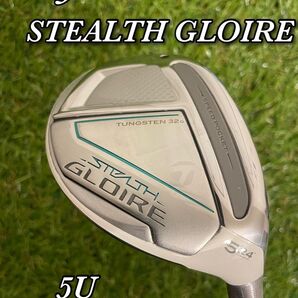 美品 ステルスグローレ レディース ユーティリティ 5U 24° 純正A