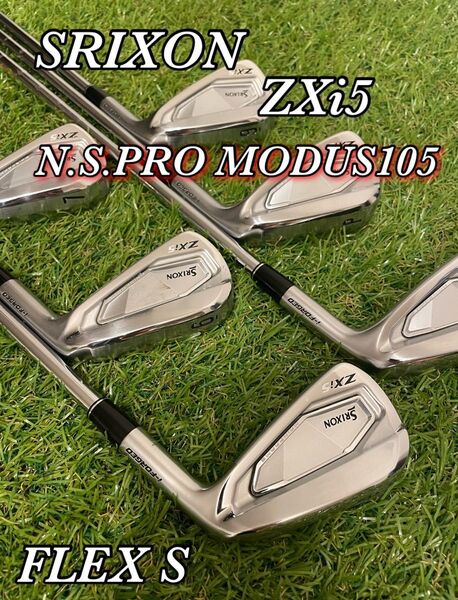 大人気 ダンロップ スリクソン ZXi5 アイアン 6本 モーダス105S