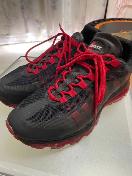 NIKE AIR MAX 95 ブラック×レッド スニーカー ナイキ エアマックス 希少