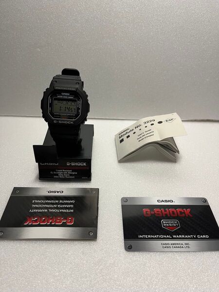 (新品未使用)CASIO G-SHOCK DW-5600E-1 平行輸入品