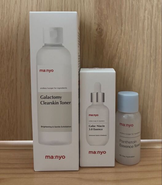 魔女工場 ma:nyo マニョ ガラクトミークリアスキントナー ガラクナイアシン3.0エッセンス 2点セット 新品 未開封
