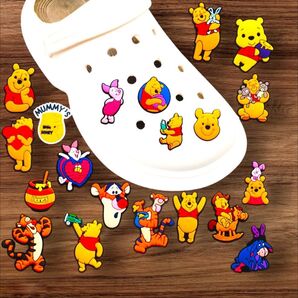 くまのプーさん ジビッツ クロックスアクセサリー 20個セット まとめ売り