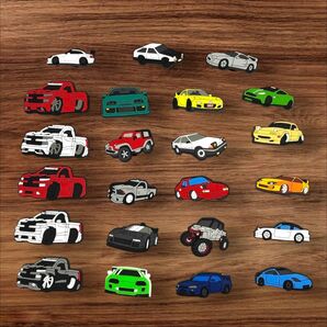 クロックスアクセサリー 車 ミニカー ジビッツ 23個セット