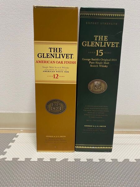 ウイスキー 1000ml グレンリベット 12年 アメリカンオーク 15年 オールドボトル 古酒 終売