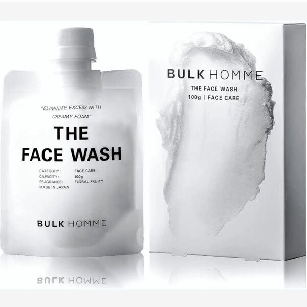 バルクオム 洗顔 メンズ 100g THE FACE WASH 天然由来 生石鹸 濃密泡