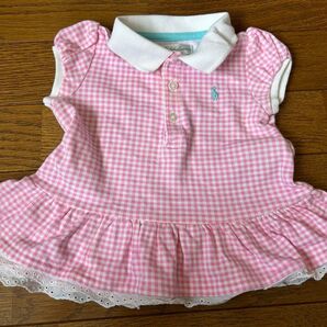 ラルフローレン ベビー チュニック 半袖 ポロシャツ ベビー 80