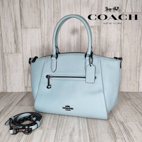 COACH コーチ レザー 2WAY ハンドバッグ ショルダーバッグ 50