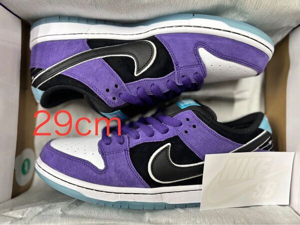 Hayley Wilson × Nike SB Dunk Low Pro Black and Court Purple 29cm