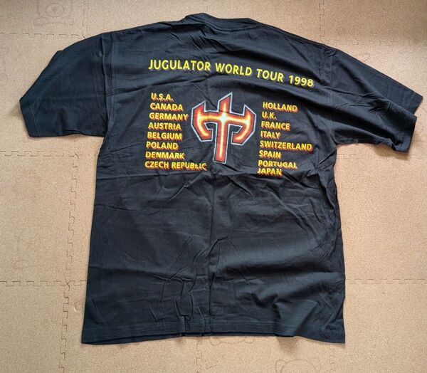 JUDAS PRIEST 1998年 ワールドツアー Tシャツ 黒 Lサイズ