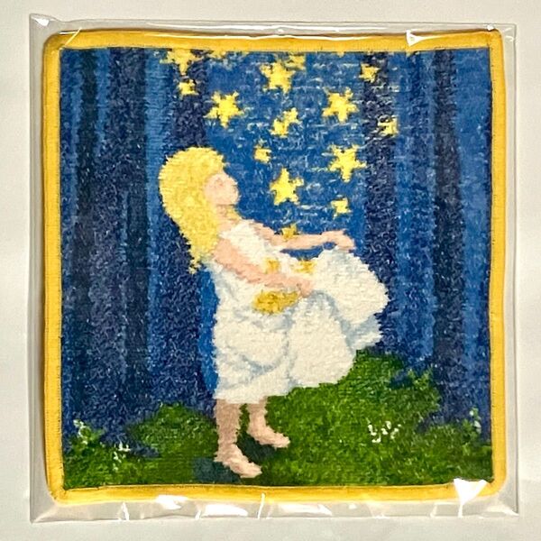 新品未使用品 FEILERフェイラーのタオルハンカチ 星の銀貨です☆