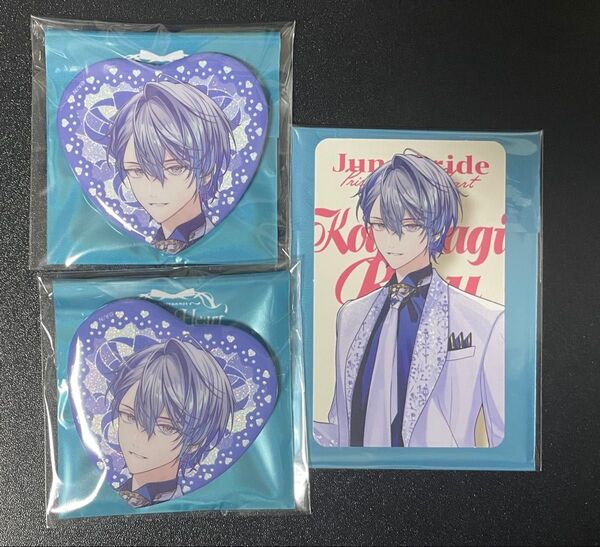 にじさんじ Prism Heart June Bride 缶バッジ カード 小柳ロウ セット