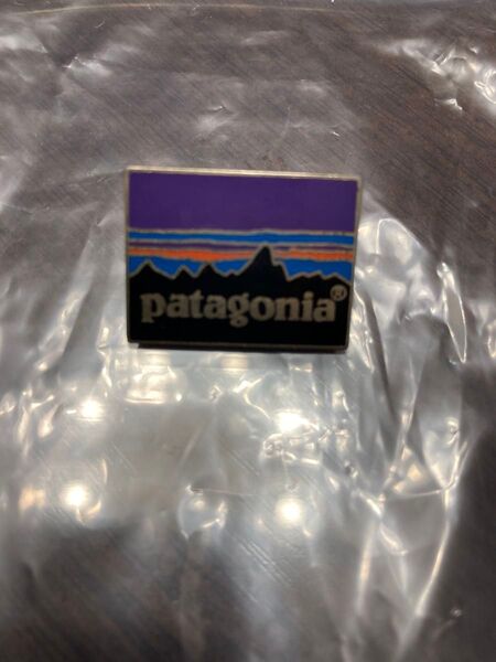 Patagonia ピンバッジ パープル