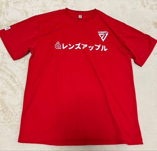 千葉ジェッツとレンズアップルの練習着Tシャツ
