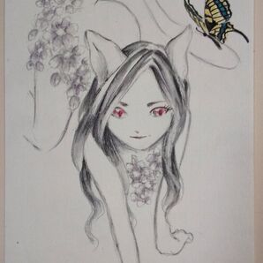 手書きイラスト モノクロイラスト