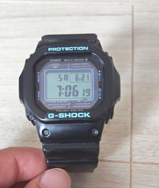 G-SHOCK CASIO Gショック ブラック タフソーラー 電波 中古 5600 黒 腕時計 カシオ