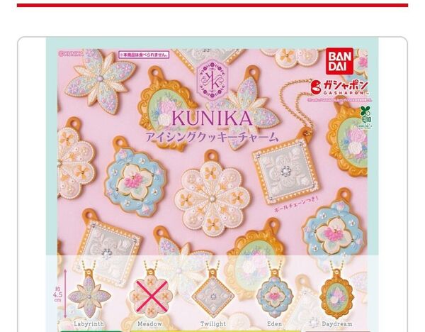 KUNIKA アイシングクッキーチャーム 4種セット 新品未使用