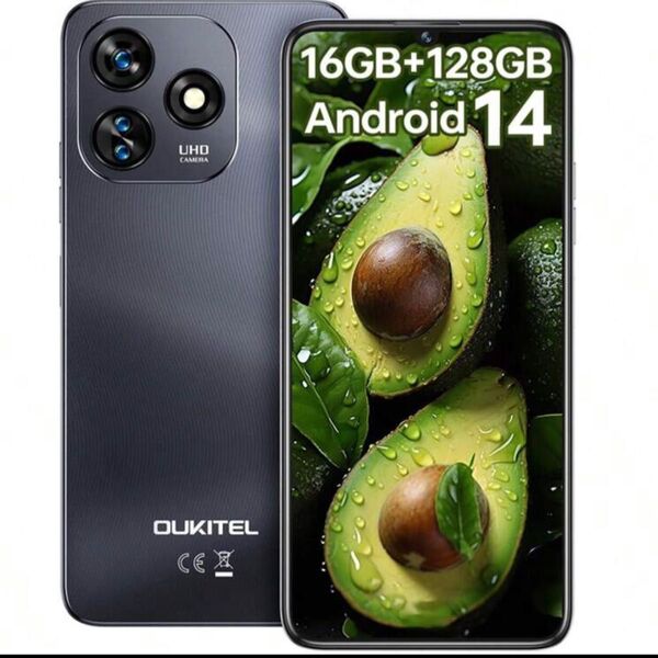 OUKITEL C51 スマートフォン SIMフリー カラー ブラック