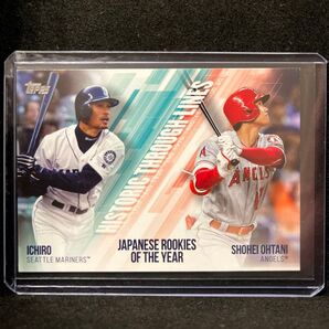 2019 Topps 大谷翔平 イチロー コンボカード historic through lines
